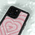 Pink Heart Pattern iPhone 14 Pro Max Waterproof Case