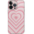 Pink Heart Pattern iPhone 14 Pro Skin