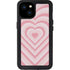 Pink Heart Pattern iPhone 15 Plus Waterproof Case