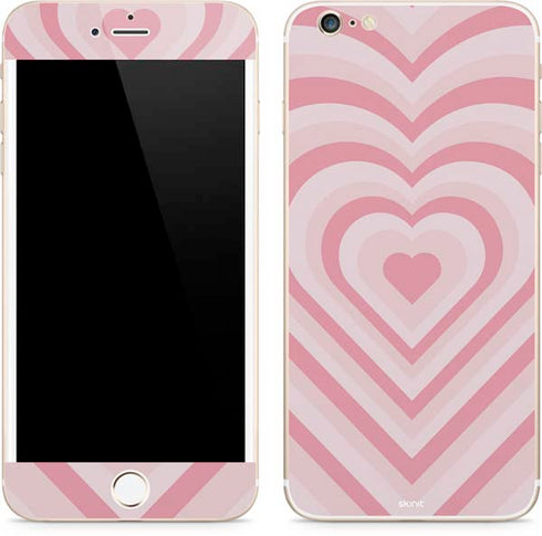 Pink Heart Pattern iPhone 6/6s Plus Skin