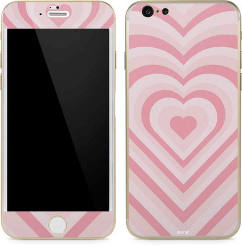 Pink Heart Pattern iPhone 6/6s Skin