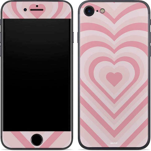 Pink Heart Pattern iPhone 7 Skin