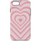 Pink Heart Pattern iPhone 8 Pro Case