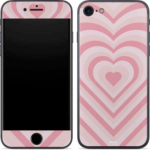 Pink Heart Pattern iPhone SE (2nd & 3rd Gen) Skin