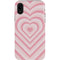 Pink Heart Pattern iPhone XR Pro Case