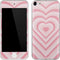 Pink Heart Pattern Apple iPod Skin