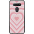 Pink Heart Pattern LG K51/Q51 Clear Case