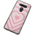 Pink Heart Pattern LG K51/Q51 Clear Case