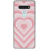 Pink Heart Pattern LG Stylo 6 Clear Case