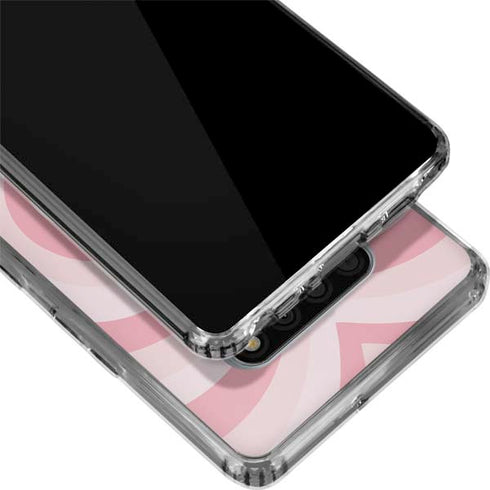 Pink Heart Pattern LG Stylo 6 Clear Case