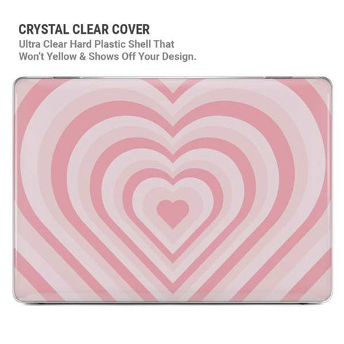 Pink Heart Pattern MacBook Air 13in M1 (2021) Case plus Skin