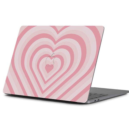Pink Heart Pattern Apple MacBook Pro 13-inch Skin