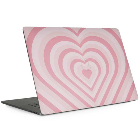 Pink Heart Pattern Apple MacBook Pro 15-inch Skin