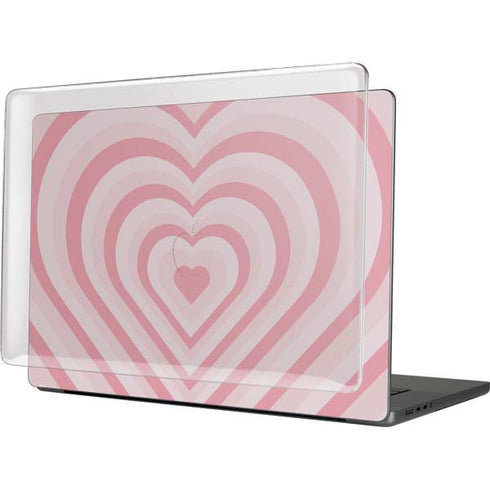 Pink Heart Pattern MacBook Pro 16in (2021-25) Case plus Skin
