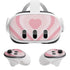Pink Heart Pattern Meta Quest 3 Skin