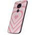 Pink Heart Pattern Moto E5 Play Skin