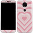 Pink Heart Pattern Moto E5 Plus Skin