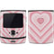 Pink Heart Pattern Motorola RAZR Skin