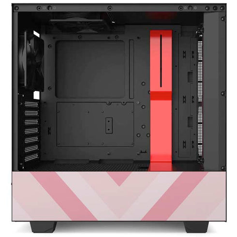 Pink Heart Pattern NZXT H510 Compact ATX Mid-Tower Case Skin