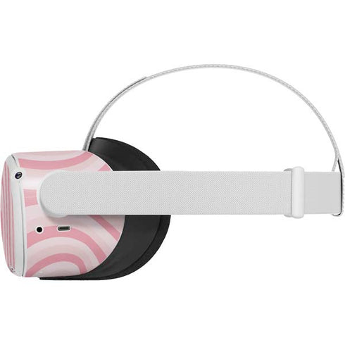 Pink Heart Pattern Oculus Quest 2 Skin