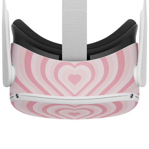 Pink Heart Pattern Oculus Quest 2 Skin