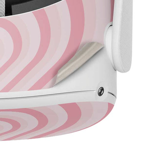 Pink Heart Pattern Oculus Quest 2 Skin