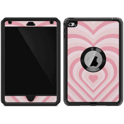 Pink Heart Pattern Otterbox Defender iPad Skin