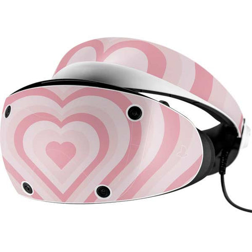 Pink Heart Pattern PlayStation VR2 Skin