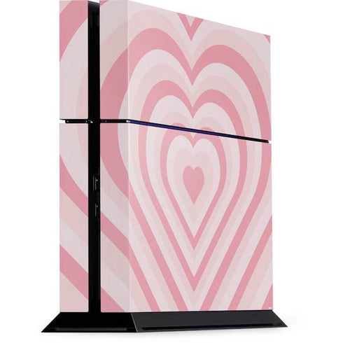 Pink Heart Pattern PS4 Console Skin