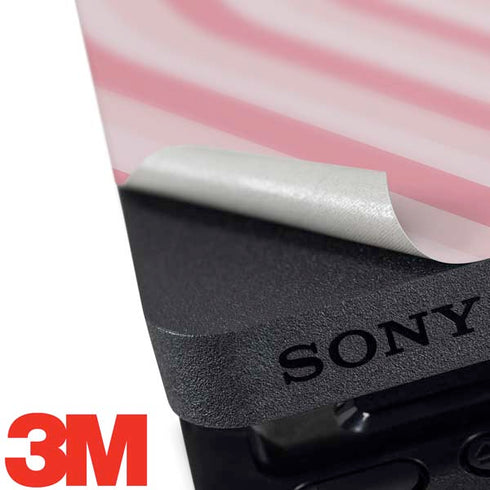 Pink Heart Pattern PS4 Slim Skin