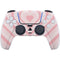 Pink Heart Pattern PS5 Controller Skin