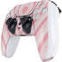 Pink Heart Pattern PS5 Controller Skin
