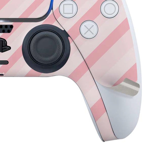 Pink Heart Pattern PS5 Controller Skin