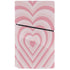 Pink Heart Pattern PS5 Slim Disk Console Skin