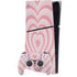 Pink Heart Pattern PS5 Slim Digital Edition Console Skin
