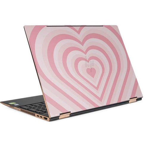 Pink Heart Pattern HP Spectre Skin
