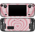 Pink Heart Pattern Steam Deck Handheld Gaming Computer Skin