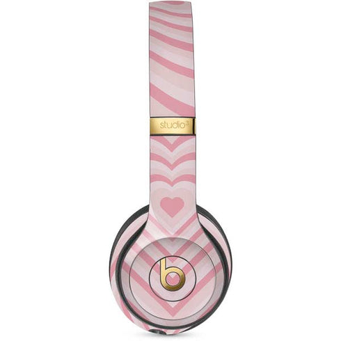 Pink Heart Pattern Studio Wireless 3 Skin