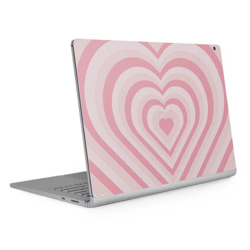 Pink Heart Pattern Surface Book 2 13.5in Skin