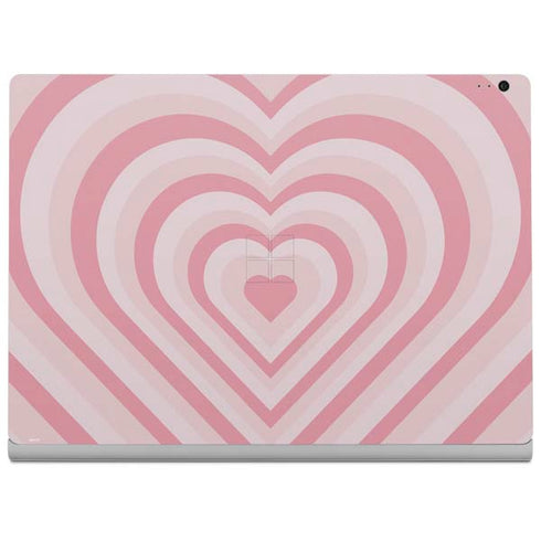 Pink Heart Pattern Surface Book 2 13.5in Skin