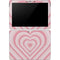 Pink Heart Pattern Surface Go Skin