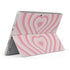 Pink Heart Pattern Surface Go Skin