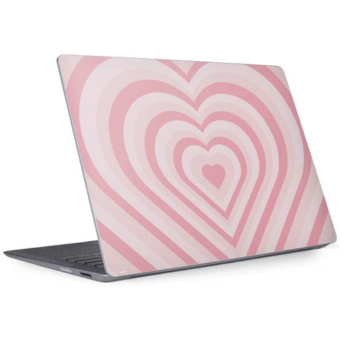 Pink Heart Pattern Surface Laptop 2 Skin