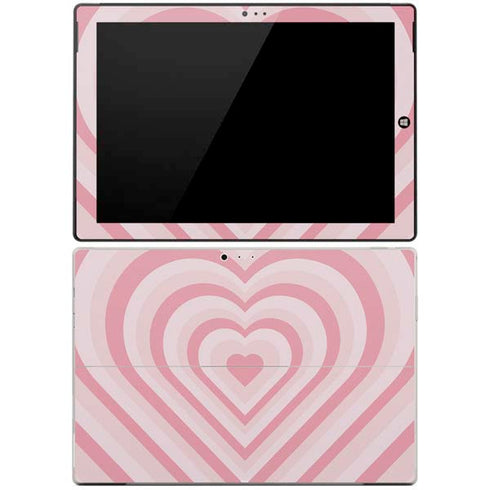 Pink Heart Pattern Surface Pro 3 Skin