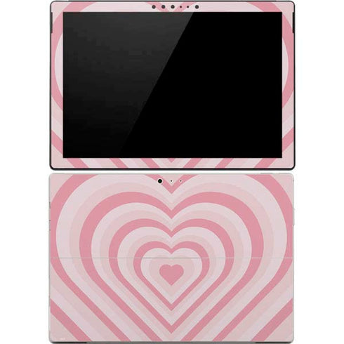 Pink Heart Pattern Surface Pro 4 Skin