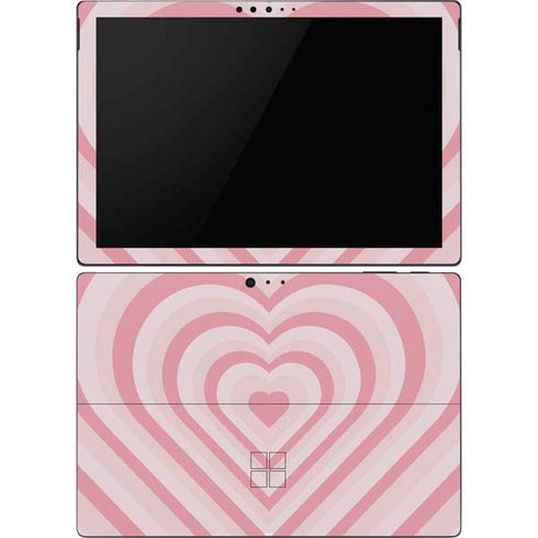 Pink Heart Pattern Surface Pro 6 Skin