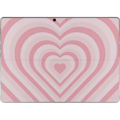 Pink Heart Pattern Surface Pro 8 Skin