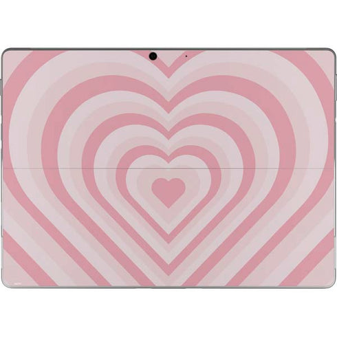 Pink Heart Pattern Surface Pro 9 Skin