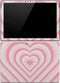 Pink Heart Pattern Surface Pro (2017) Skin
