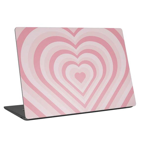 Pink Heart Pattern Universal Laptop 18in (14.6 x 10.6in) Skin